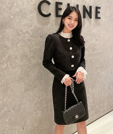 Kisuel Puff Tweed Jacket